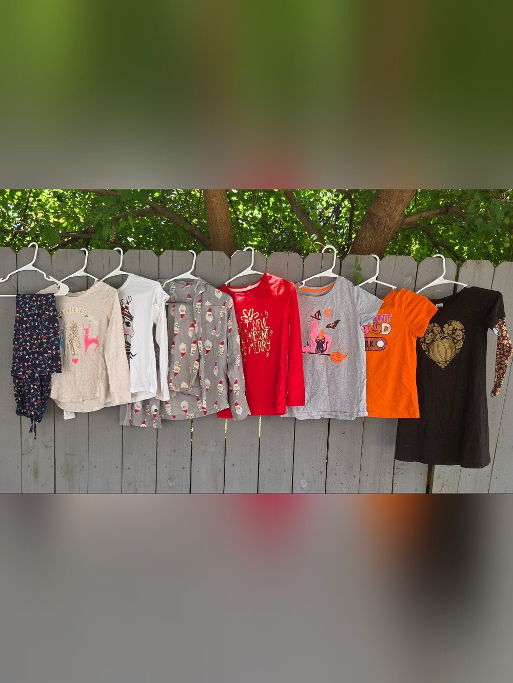 Girls Large 10/12 Holiday Wear Fall Christmas Halloween Bundle